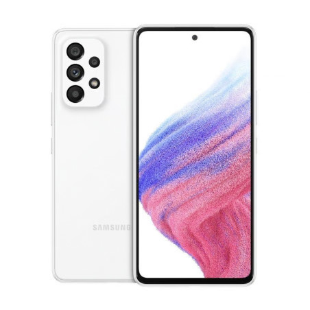 Samsung Galaxy A53 Double SIM 5G Batterie neuve Blanc 128Go Reconditionné