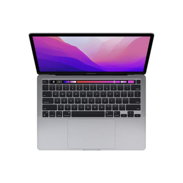 MacBook Pro 2022 - Gris Sidéral - 13,3" - M2 3,49 GHz - RAM 8 Go - SSD 256 Go Reconditionné - 2