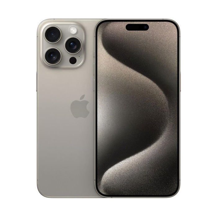 iPhone 15 Pro Max SIM Titane Naturel 256Go Reconditionné