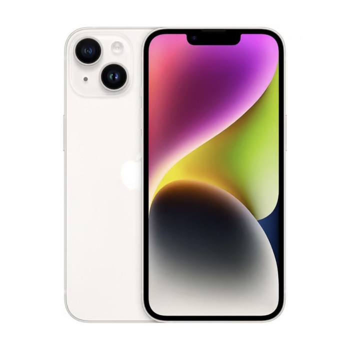 iPhone 14 Plus SIM + eSIM Batterie neuve Lumière Stellaire 256Go Reconditionné