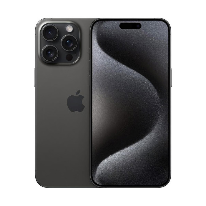 iPhone 15 Pro Max SIM Batterie neuve Noir 256Go Reconditionné - 1