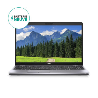 Dell Latitude 5510 - Batterie neuve - 15,6" - Core i5 10310U 1,7 GHz - RAM 32 Go - SSD 256 Go Reconditionné
