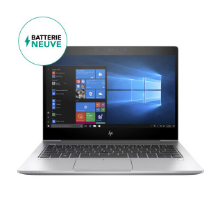 HP EliteBook 830 G6 - Batterie neuve - 13,3" - Core i5 8365U 1,6 GHz - RAM 8 Go - SSD 256 Go Reconditionné