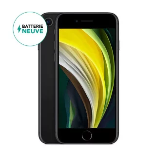 iPhone SE 2020 Batterie neuve Noir 64Go Reconditionné