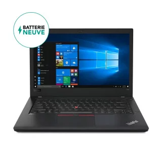 Lenovo ThinkPad T480 - Batterie neuve - 14" - Core i5 8350U 1,7 GHz - RAM 8 Go - SSD 256 Go Reconditionné