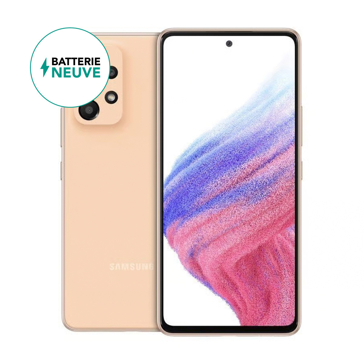Samsung Galaxy A53 Double SIM 5G Batterie neuve Orange 128Go Reconditionné
